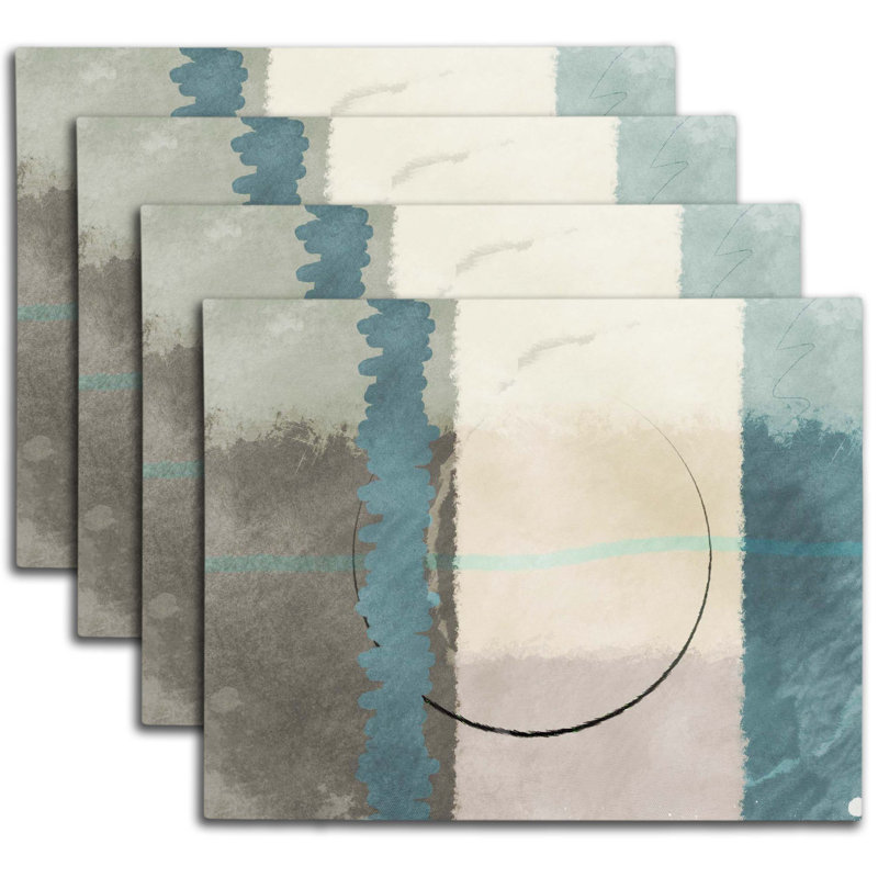 Napperon abstrait en polyester