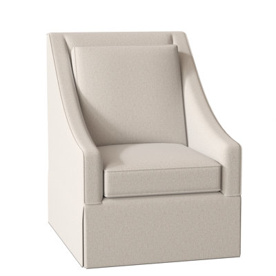Teagan Upholstered Swivel Armchair