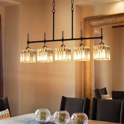 5 - Light Black/Gold Kitchen Island Pendant
