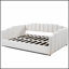 Upholstered Daybed with Underneath Storage, Soft Linen Fabric and Sturdy Pine Wood Frame for Modern Comfort and Organization.-1482020604