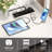 61.4" Tall Storage Bookcase with Drawers, Lock and  Charging Station-466134917
