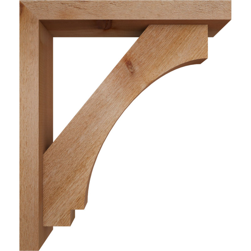 Support de bloc impérial avec entretoise décalée, 26 x 22, Cèdre rouge occidental de l 4 po (scié brut)