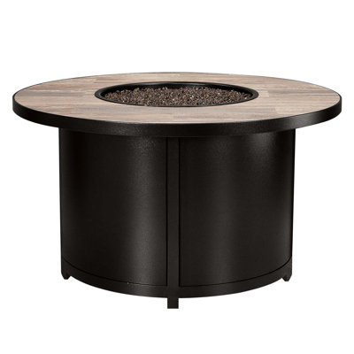 Elba Aluminum Outdoor Fire Pit Table