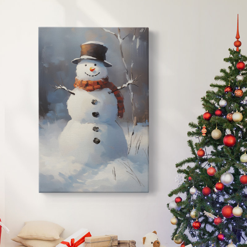 Art des Fêtes de Noël - Toile tendue avec châssis - série 2-CCLxxix, H 48 po x l 32 po