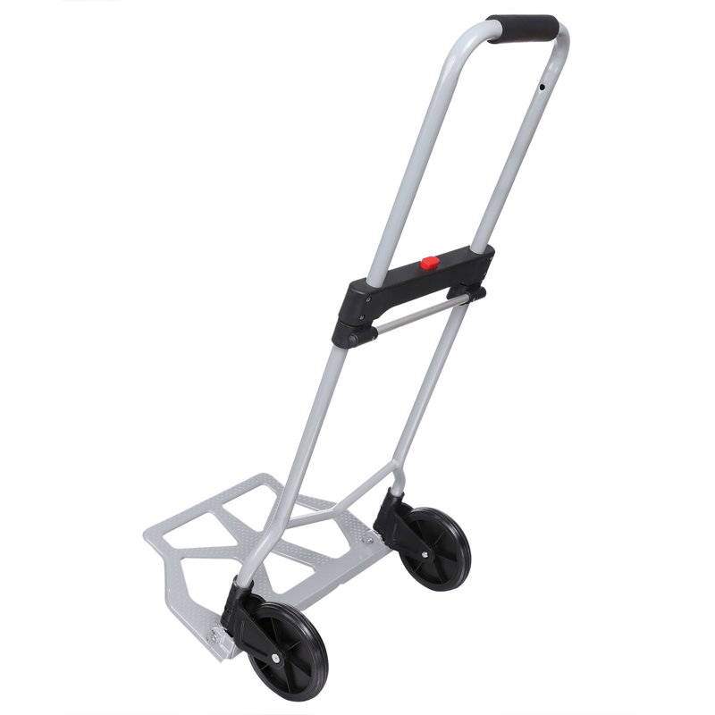 Akshay 99.06cm H x 27.68cm W x 41.65cm D Portable Foldable Hand Truck Trolley