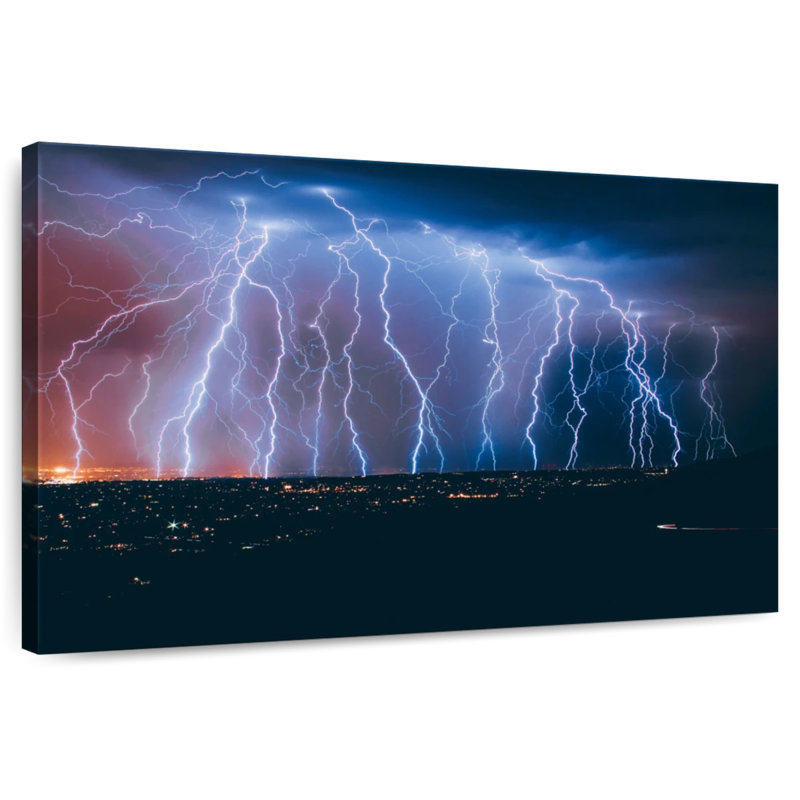Alvord Lightning Strikes, 34" H x 51" W