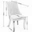 Chaises de salle à manger (2) en noir, revêtement en rayonne, dossier haut pour un confort remarquable, pieds incurvés en bois massif Sw1847bk 2 Intérieur confortable, sièges exceptionnels avec courbe-1676530053