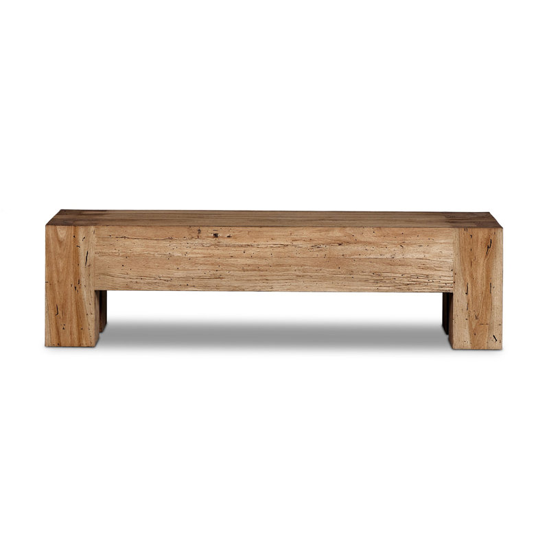 Abaso Dining Bench, Medium Brown