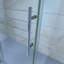 Porte de douche rectangulaire sans cadre avec panneau fixe Enigma-X-17237123