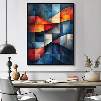 «Nyome Unity In Force Usa Flag Fragments V», reproduction sur toile patriotiste des États-Unis
