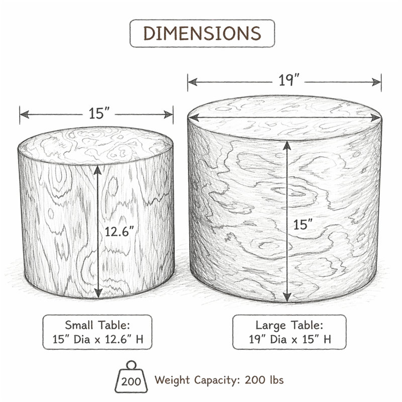 Ensemble de tables basses 2 pièces