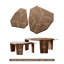Ensemble de tables basses Modern Modern, style minimaliste, pour salon et bureau
