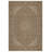 Zyana Collection Digital Print Cotton-Polyester Brown Moroccan Rug-751092410