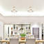 URBNLIVING 3 - Light Crystal Chandelier