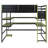 Space-saving Wood Loft Bed With Multifunctional Storage And Led