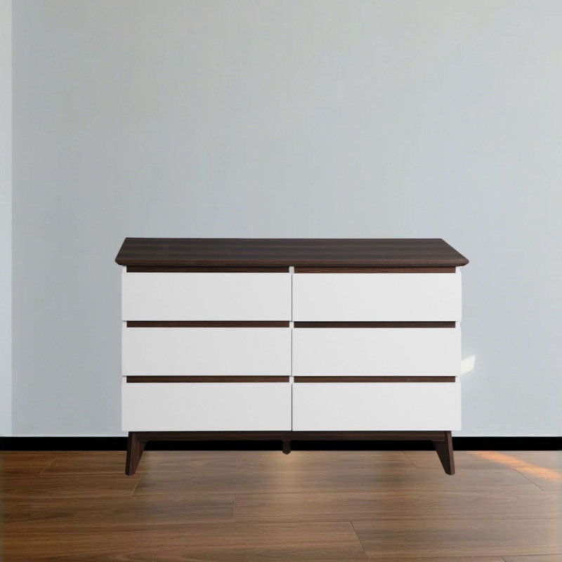 Commode 6 tiroirs Tamera