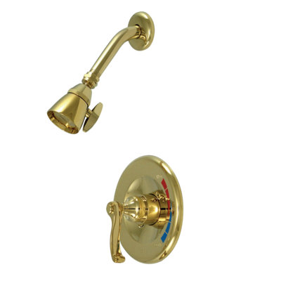 Robinet de douche Kingston à pression équilibrée à poignée simple Kingston Brass