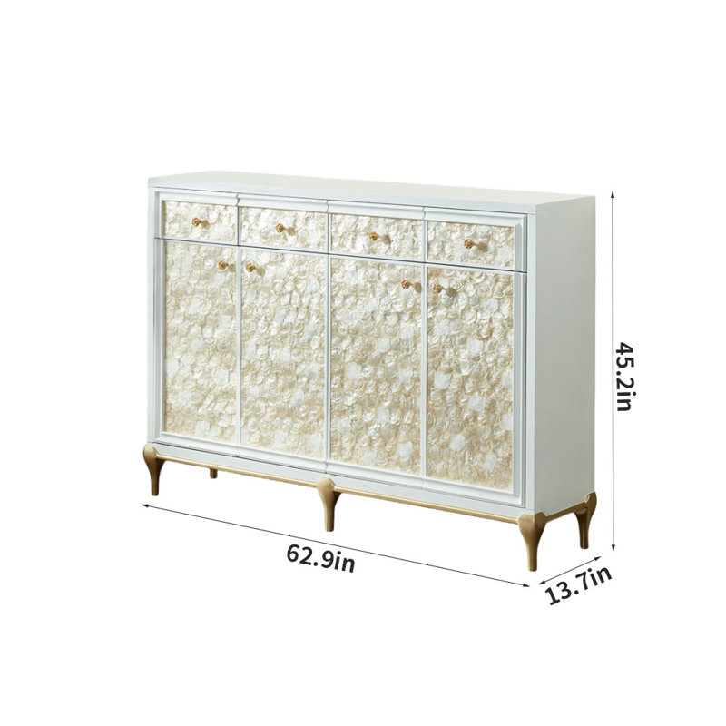 Armoire d'entrée Simple White