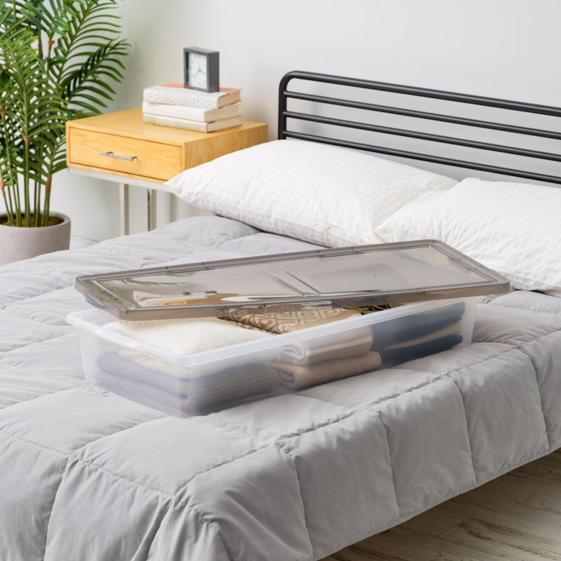 41 Qt./10.25 Gal. Clear Plastic Underbed Storage