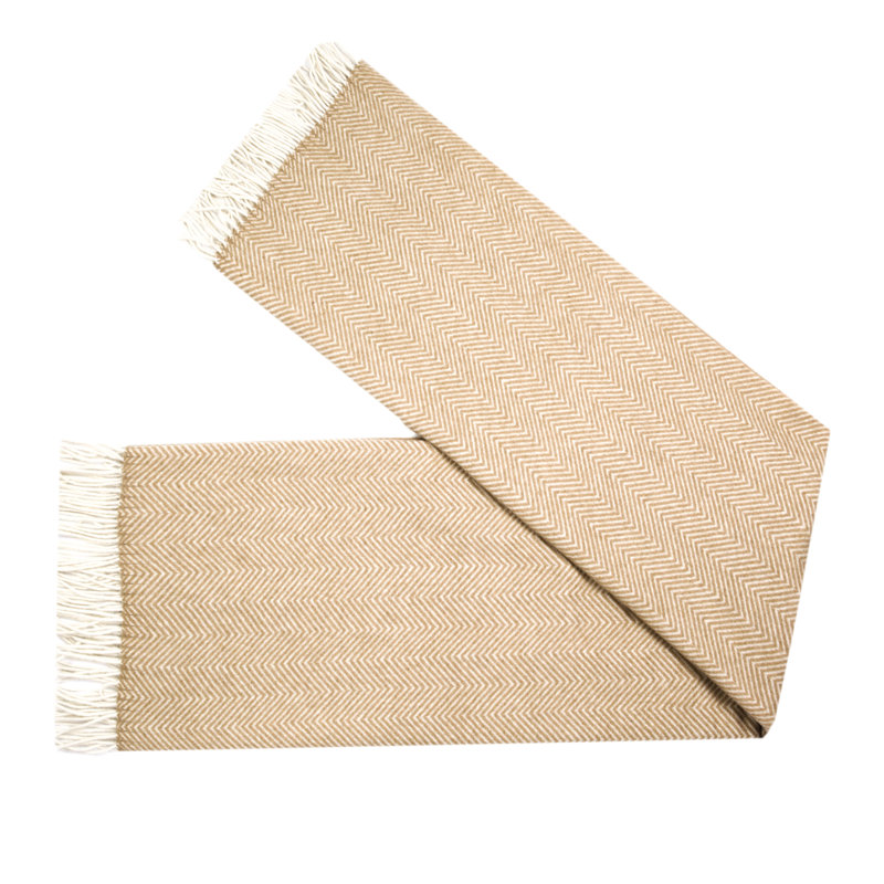 Merino Wool Blanket Gurekam, Beige