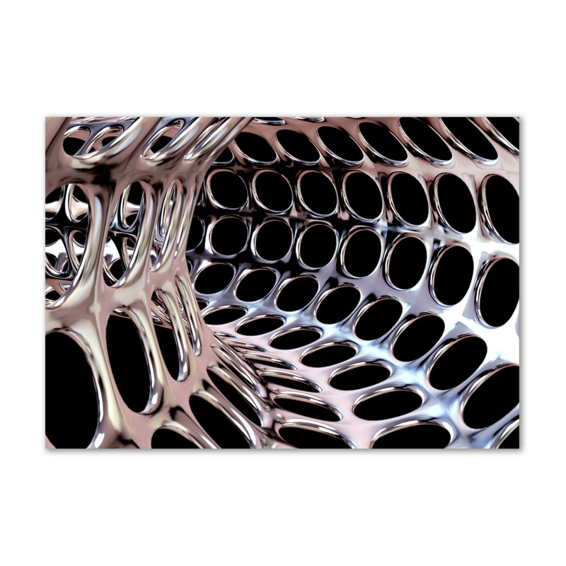 Metal Tunnel - Wrapped Canvas Print