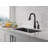 Leland Matte Black Bar Sink Faucet with Pull Down Sprayer, Modern Single Hole Prep Sink Faucet, Single Handle, Matte Black 9978-DST-80068989