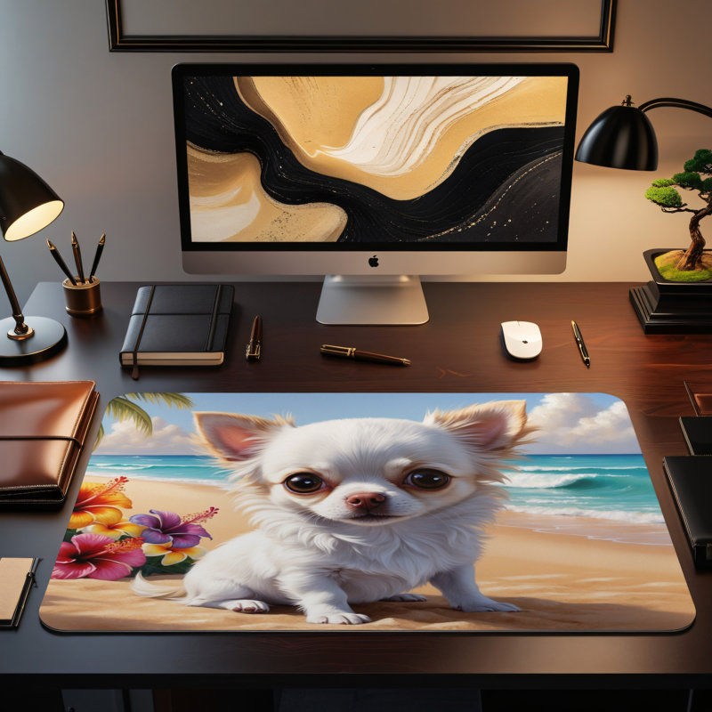 Polyester Desk Pad, 31.5x15.5