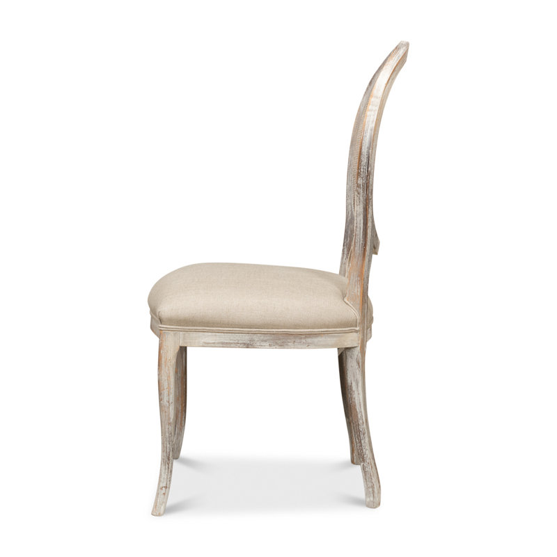 Banner Upholstered Dining Chair, Light Gray, Gray