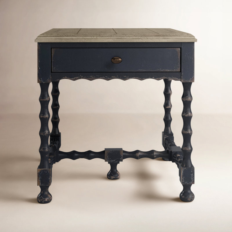 CiaoBella Solid Wood End Table