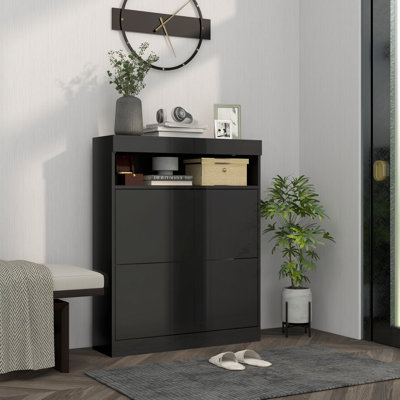 16 Pair Flip Down Shoe Storage