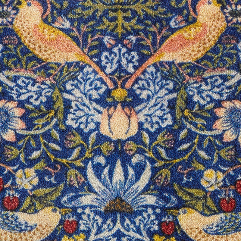 Strawberry Thief Non-Slip Door Mat, 40cm W x 60cm L