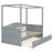 Twin Size Canopy Day Bed With Twin Size Trundle-969145489