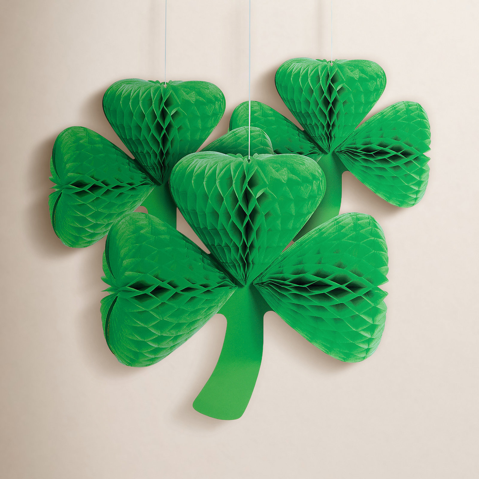 3-Piece St. Patrick's Day Clover Hanging Decor