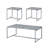 3 Piece Rectnagular Coffee And End Set-750688415