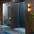 WOODBRIDGE Frameless Single Sliding Shower Door, 56-60" Width x 80"Height with 3/8"(10mm) Clear Tempered Glass-116272829