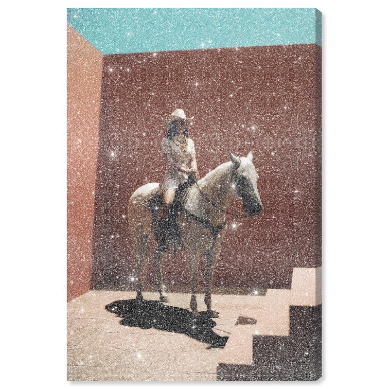 Cowgirl Surreal II Print by Oliver Gal, 10"H x 15"W, Gallery Wrapped