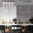 Herrin 8-Light Modern Crystal Chandelier With K9 Prisms And Nickel Finish, 78-Inch Linear Dining Room Pendant Light