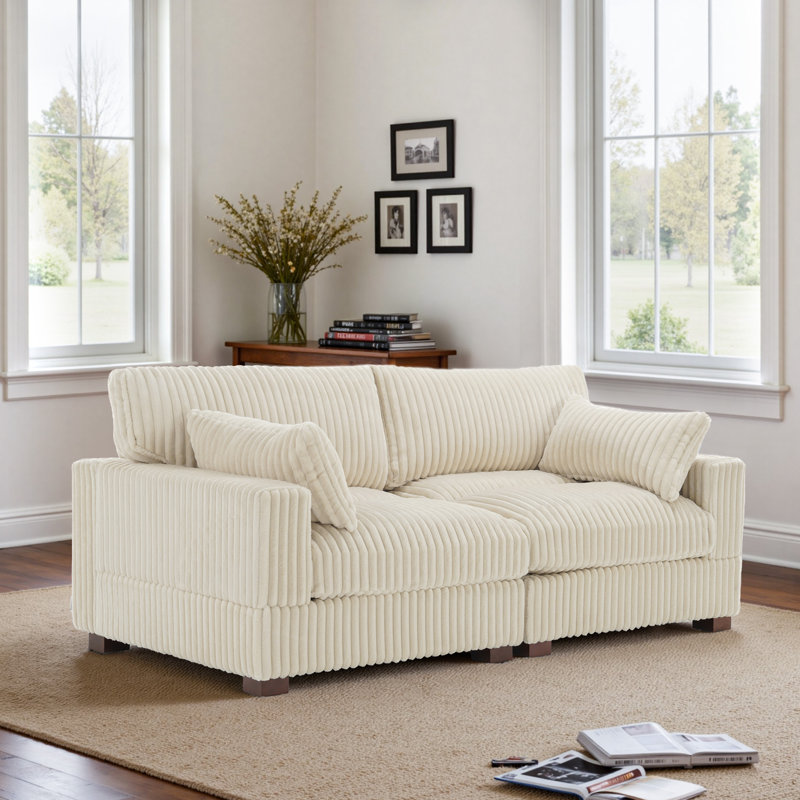 Upholstered Arms Sofa