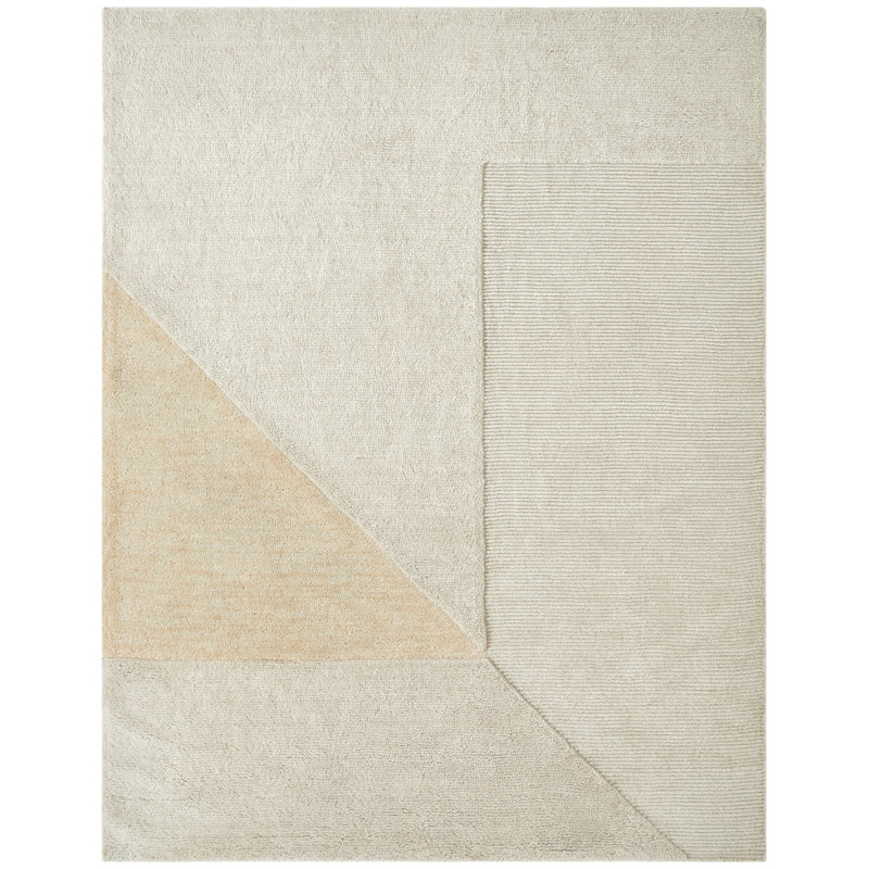 Arlo Handmade Wool Geometric Area Rug, 8'6" x 11'6"