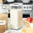 iDesign Extra Large Airtight Canister with Peel 'N Place Erasable Label - Ideal for Kitchen Countertop or Pantry Storage