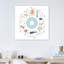 Lettre illustrée O bleue - impression-52820488-52820502-52820489