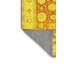 Tapis oriental en polyester / chenille jaune / rouge tissé à la machine-1051487502