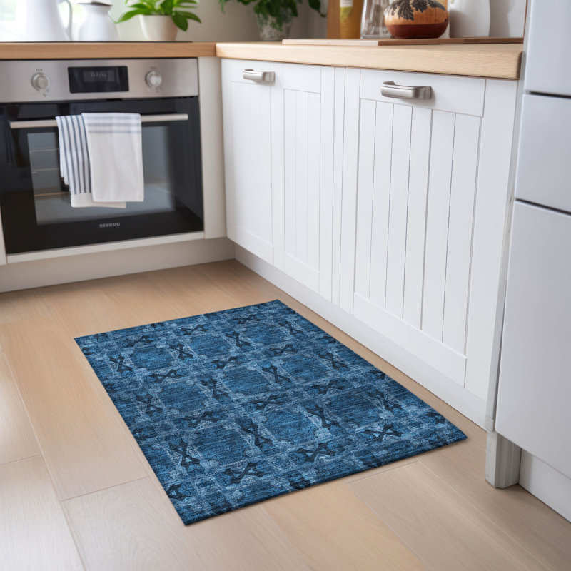 Tapis intérieur / extérieur Farragut, Rectangle 1 pi 8 po x 2 pi 6 po