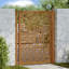 Barrière de jardin en acier vieilli vidaXL 105 x 130 cm-113055260-113055264