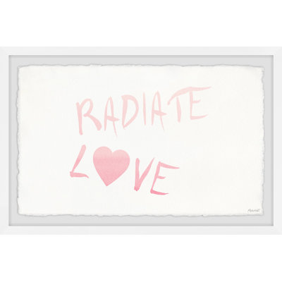 Radiate Love III by Marmont Hill - Single Picture Frame Print