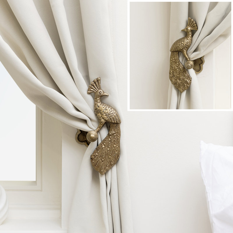 Antique Bronze 12cm Curtain Tieback