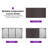 Purple Leaf Adjustable Roof Louvered Aluminum Pergola with String Lights-114893386