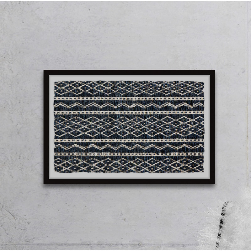 Wave Patterns - Single Picture Frame Print, 38cm H x 45cm W x 3.81cm D