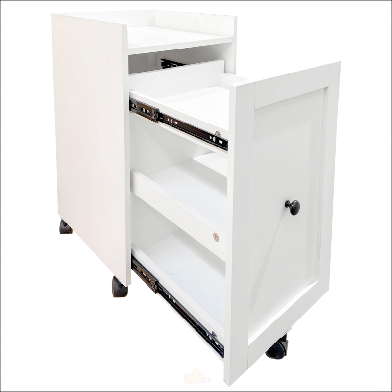 Organisateur multifonctionnel de casse-croûte et de canettes de soda pour garde-manger avec roulettes, support de rangement mobile à 3 niveaux