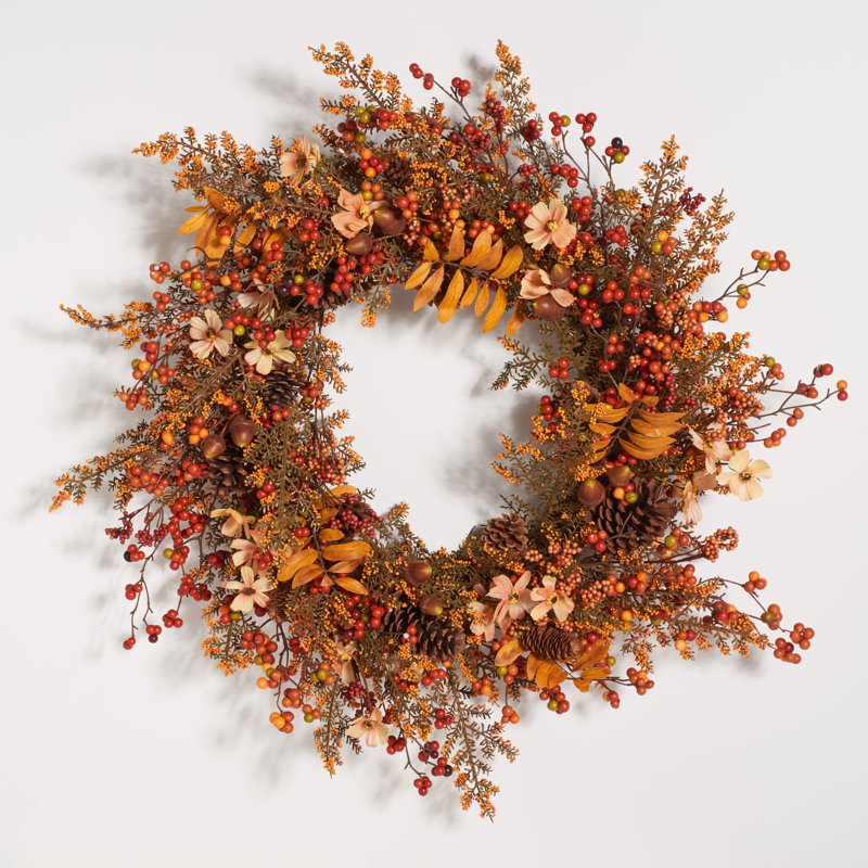 31" PVC & PE Blend Wreath